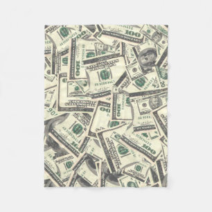 Money Fleece Blanket