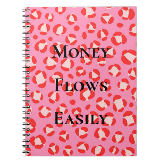 Money Flows Easily Money Affirmation Manifestation Notebook
