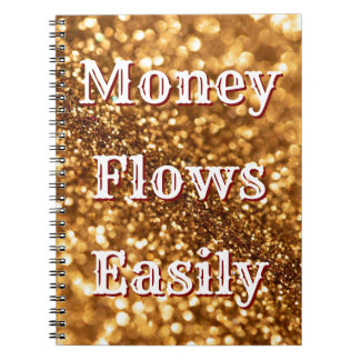 Money Flows Easily Money Affirmation Manifestation Notebook