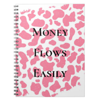 Money Flows Easily Money Affirmation Manifestation Notebook