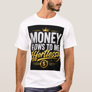 Money Flows To Me Effortlessly – Luxury Wealth Min T-Shirt