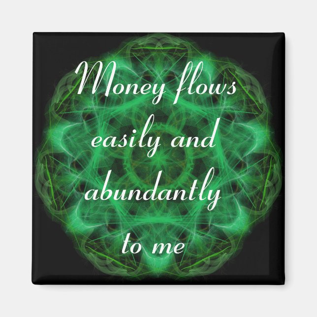 Money flows to me magnet (Front)
