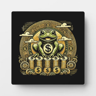 Money Frog, Lucky Toad, Jin Chan - Success Lucky Plaque