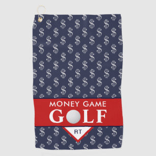 Money Game Golf with Your Monogram Towel