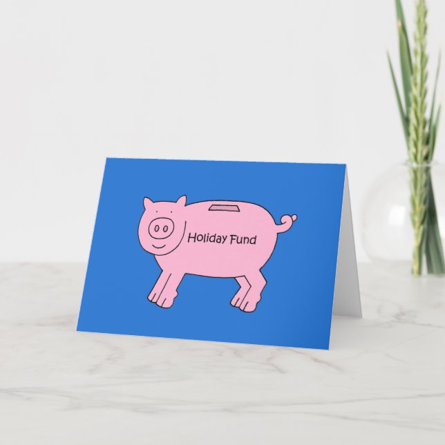 Money Gift Enclosed Holiday Fund Card (Front)