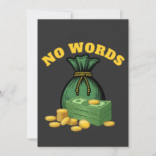 money heist - money icon- no words invitation
