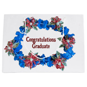Money lei Congratulations Graduate  Large Gift Bag