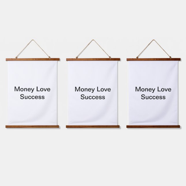 Money Love Success Hanging Tapestry (Triple)