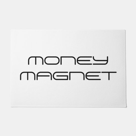 Money Magnet Welcome Mat Zazzle Co Uk