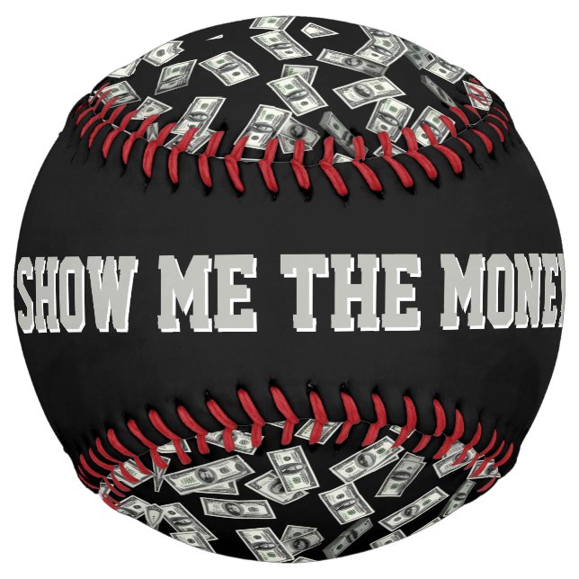 Money Maker (personalise) Softball (Back)