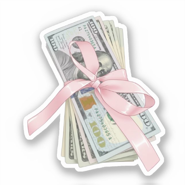 Money Manifestation Sticker  (Front)