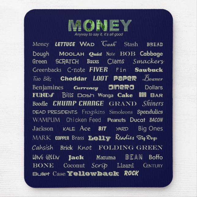 Money Mouse Mat (Front)