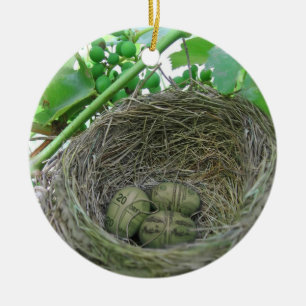Money Nest Eggs Ceramic Tree Decoration