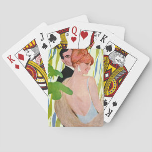 Money On Her Mind Playing Cards