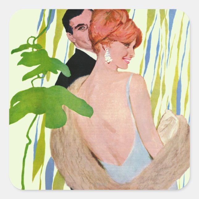 Money On Her Mind Square Sticker (Front)