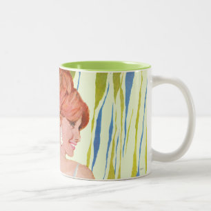 Money On Her Mind Two-Tone Coffee Mug