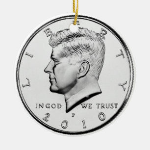 Money Ornament. Ceramic Tree Decoration