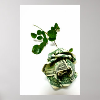 Money Rose Poster