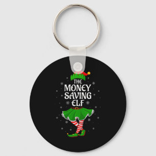 Money Saving Elf Christmas Family Girls Women Elf  Key Ring