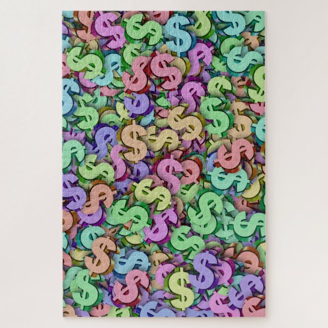 money signs puzzle (Vertical)