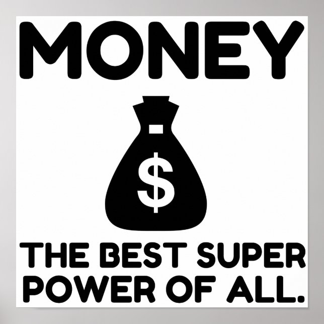 Money Super Power Poster (Front)