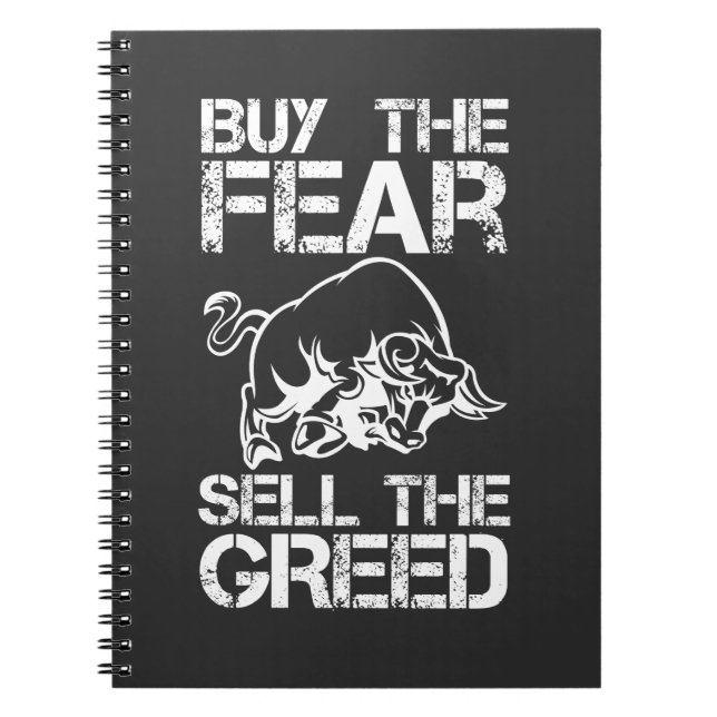 Money Trading Gift Stock Market Investor Trader Notebook (Front)