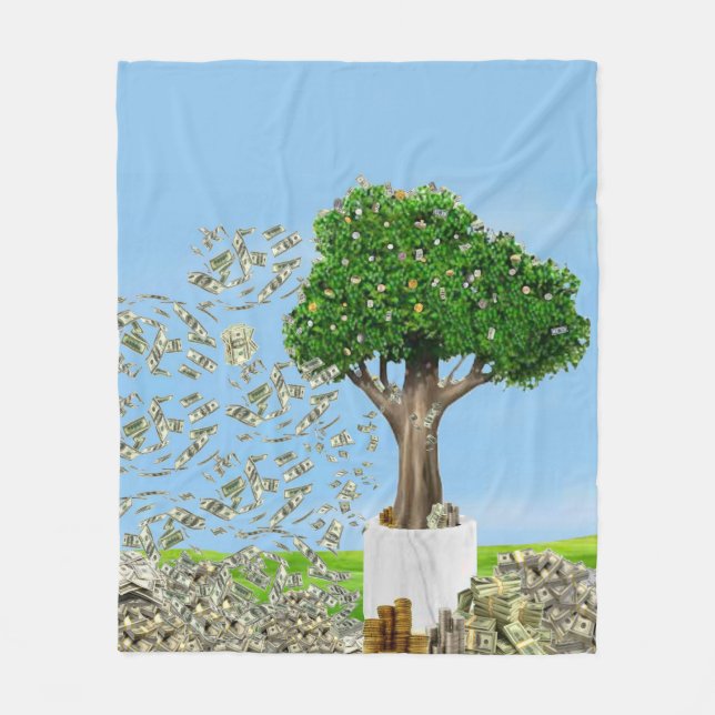 Money Tree Blanket (Front)