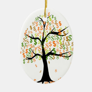 Money Tree Ceramic Tree Decoration