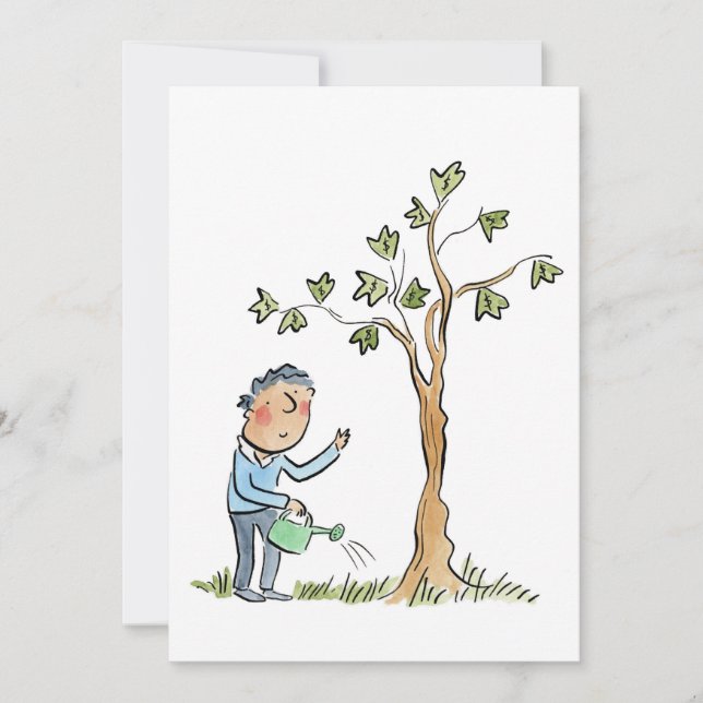 Money Tree Invitation (Front)