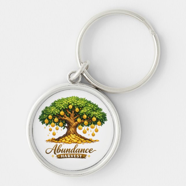 Money Tree Keychain Every Coin Has Roots (Front)