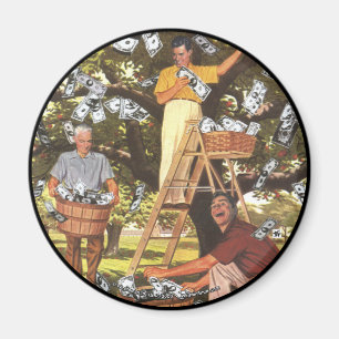 Money Tree Magnet