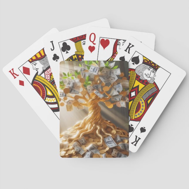 Money Tree  Playing Cards (Back)