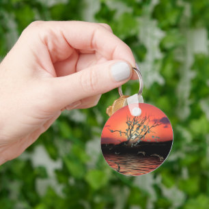 Money Tree With Dollar Bills Key Ring