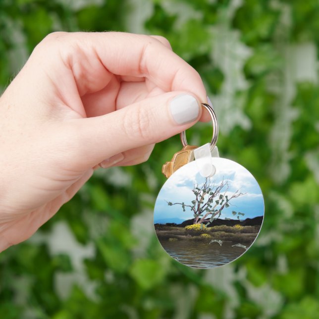 Money Tree With Dollar Bills Key Ring (Hand)