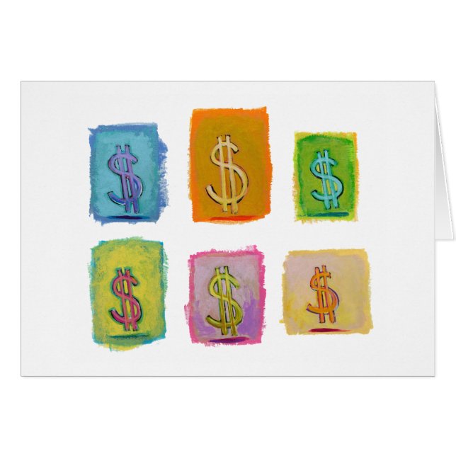 Money wealth abundance economics fun happy art (Front Horizontal)
