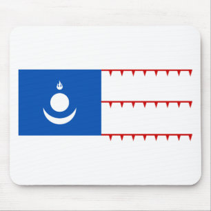 Mongol Empire Flag Mouse Mat