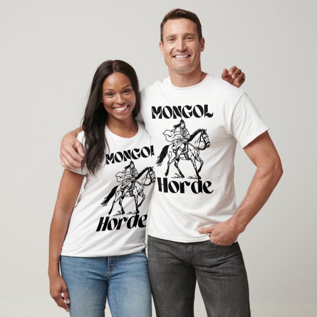 Mongol Horde Mongolian Warrior Horseman T-Shirt (Unisex)