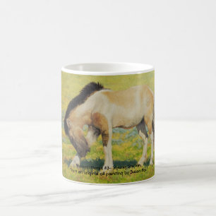 Mongol Horse #3- Young Stallion Coffee Mug