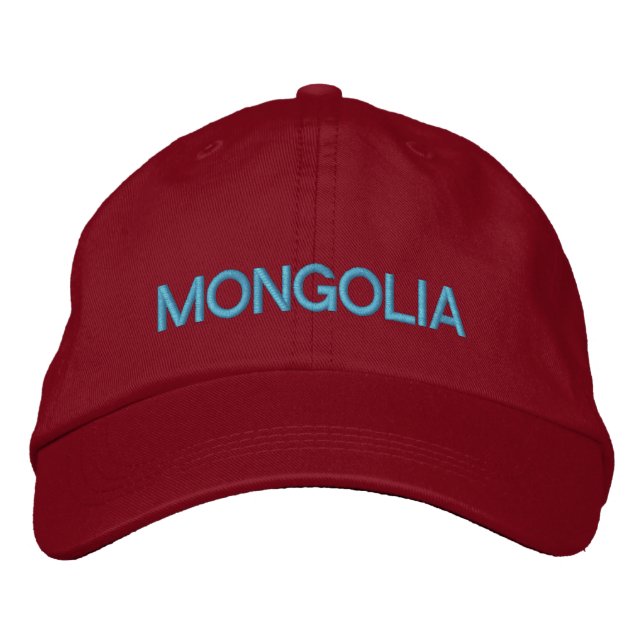 Mongolia Adjustable Baseball Hat (Front)