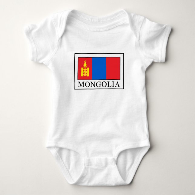 Mongolia Baby Bodysuit (Front)
