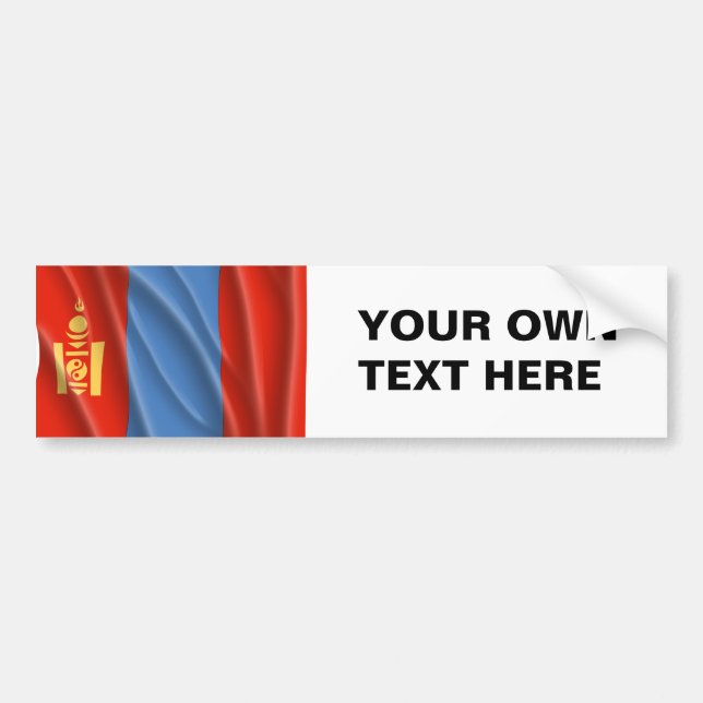 MONGOLIA BUMPER STICKER (Front)