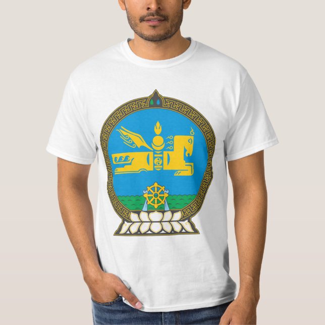 Mongolia Coat of Arms T-shirt (Front)