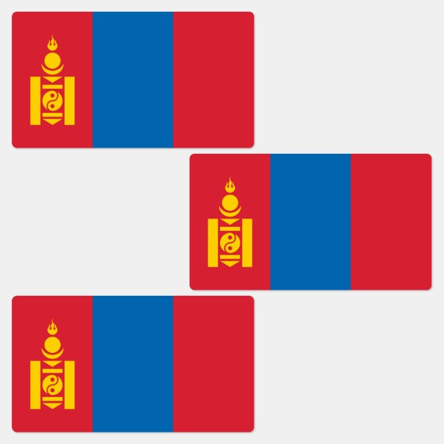 Mongolia Flag (Group)
