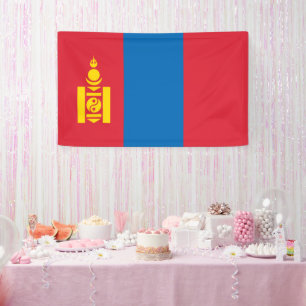 Mongolia flag banner