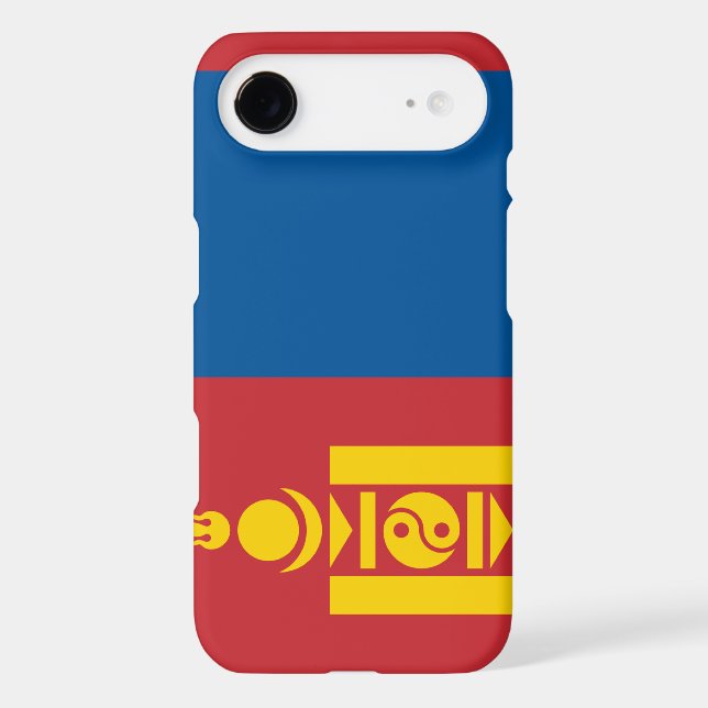 Mongolia Flag Barely There iPod Case (Back)