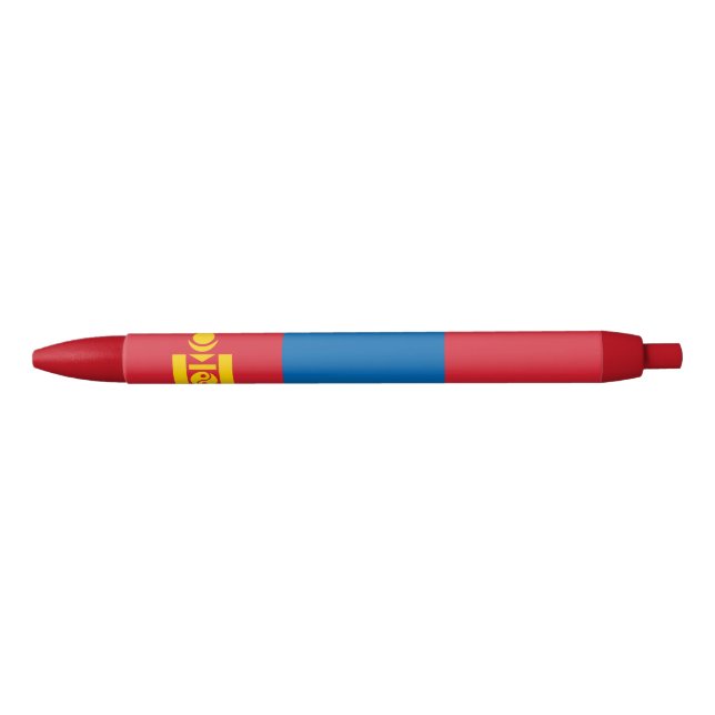 Mongolia Flag Blue Ink Pen (Front)