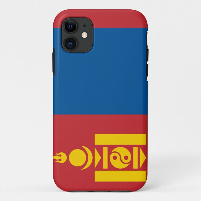 Mongolia Flag Case-Mate iPhone Case (Back)