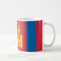 Mongolia Flag Ceramic Mug