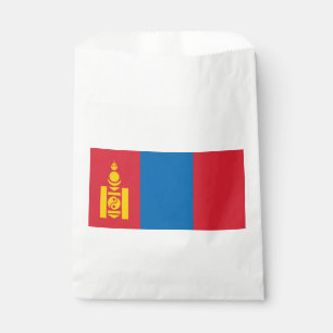 Mongolia Flag Favour Bags