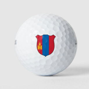 Mongolia Flag Grand Patriotic Golf Balls